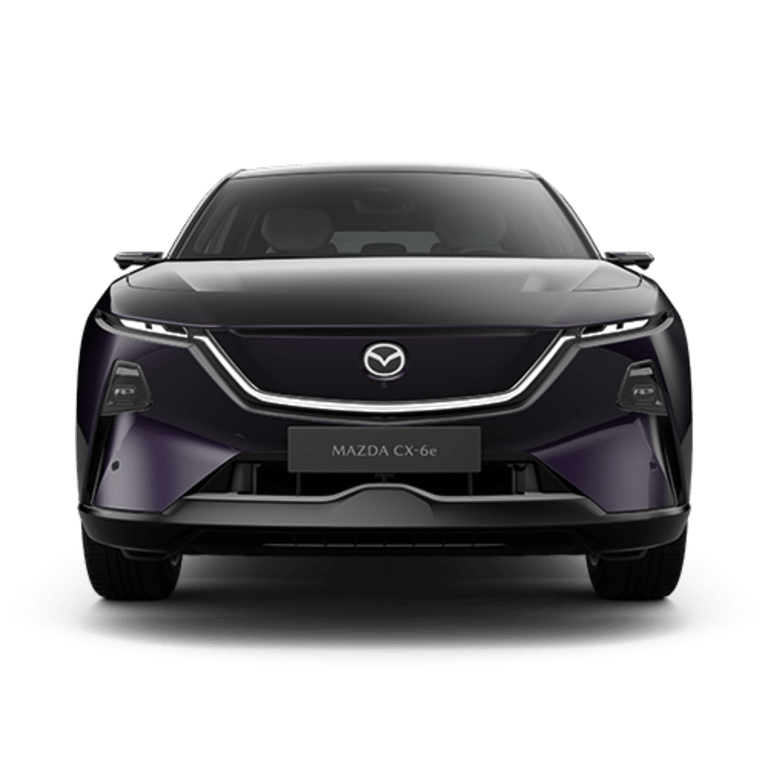 Mazda CX-6e en estudio, plano general