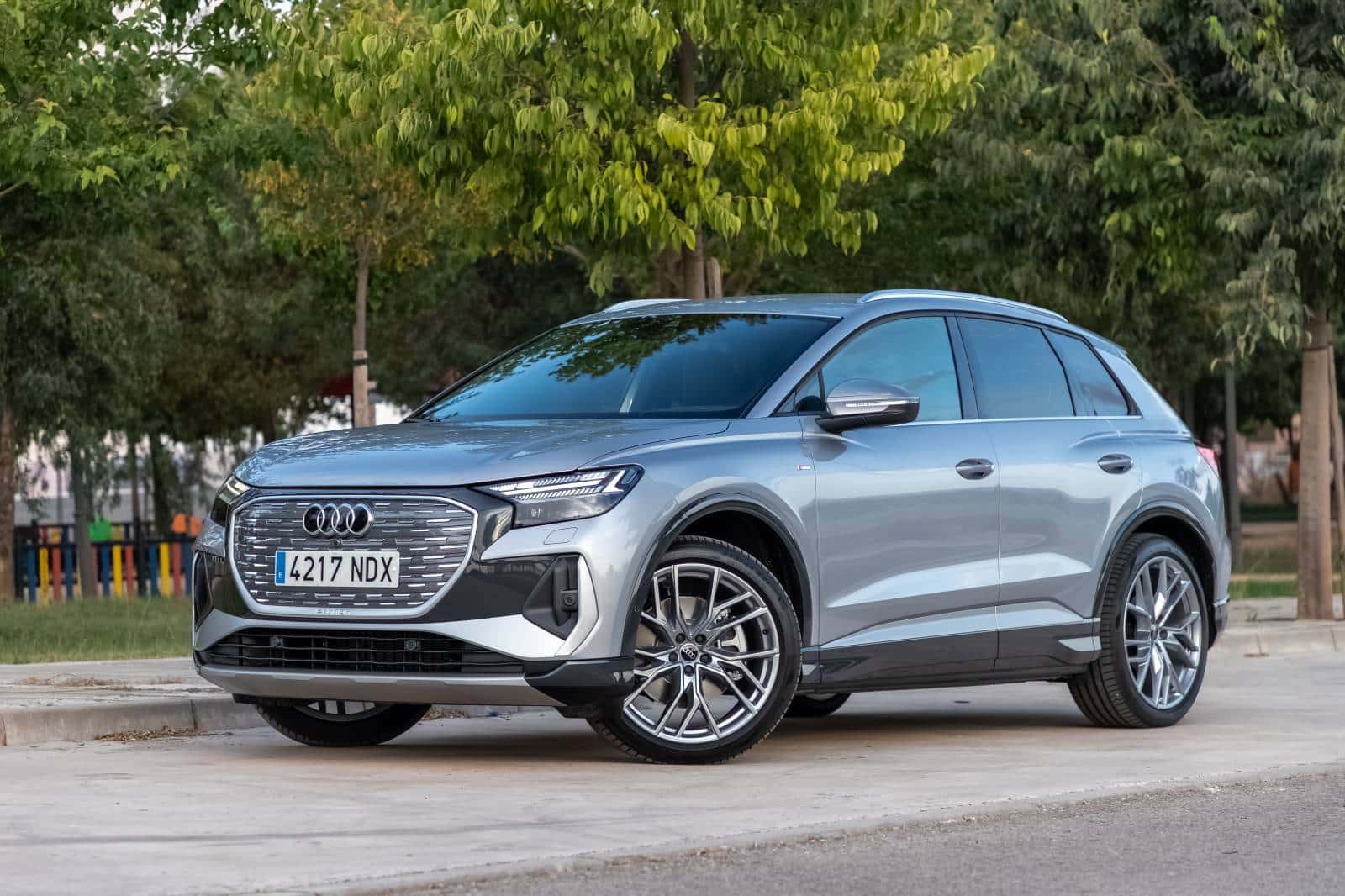 Audi Q4 e-tron vista lateral