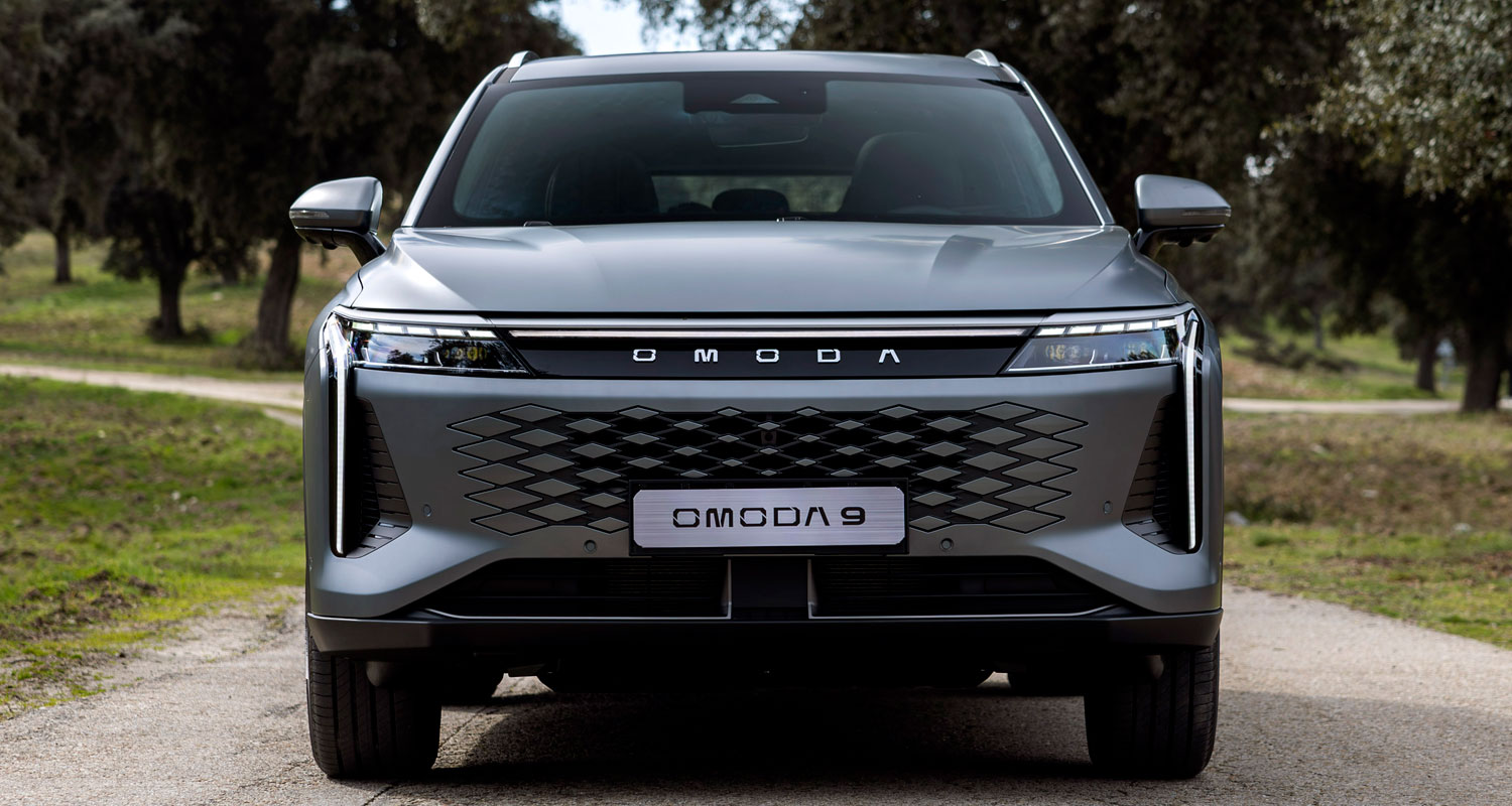 Omoda 9, vista tres cuartos delantero