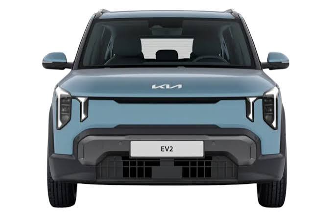 Kia EV2 en tres cuartos delantero