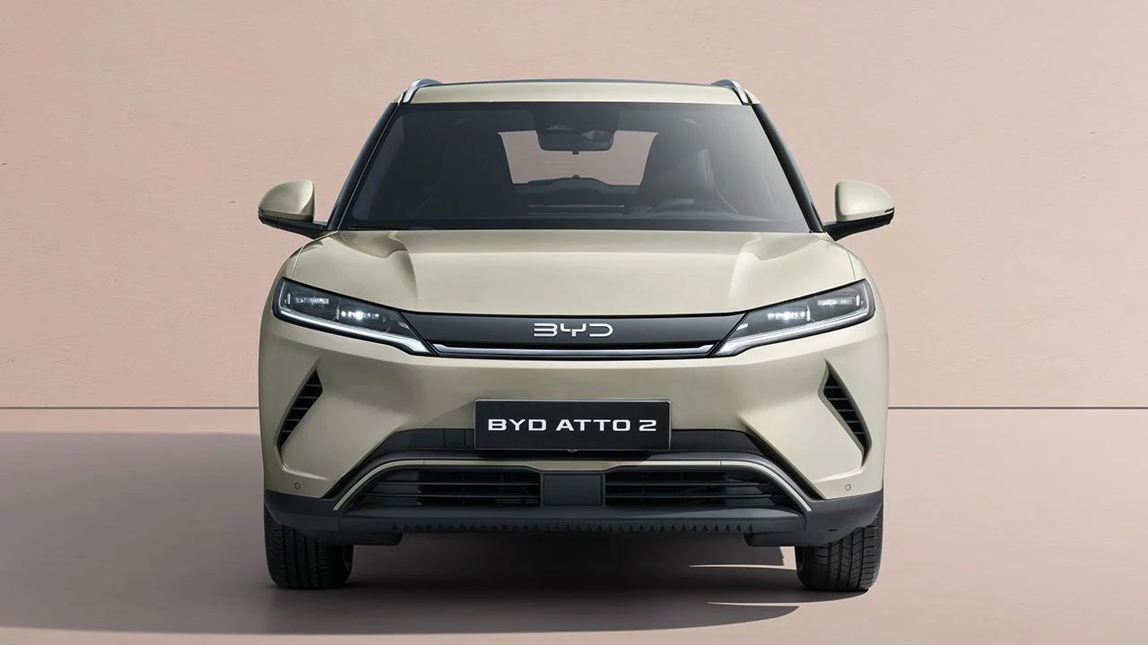 BYD Atto 2, vista tres cuartos delantera